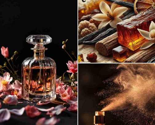 Perfumes I love cover photo collage