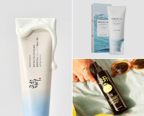 All the sunscreens I’ve ever tried ☀️🧴 cover photo collage