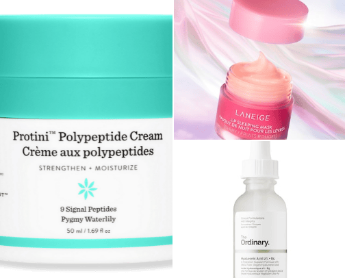 Skin care cover photo collage