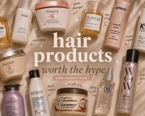 haircare products worth the hype cover photo collage