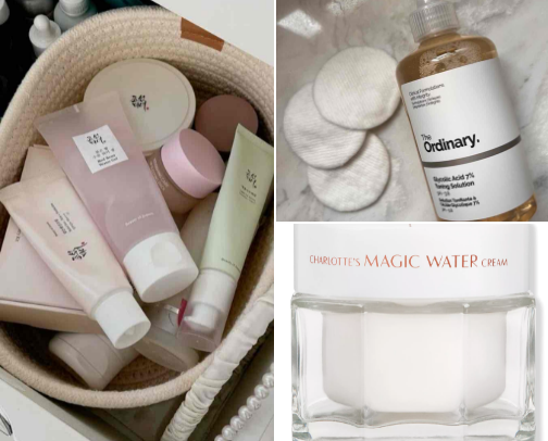 skincare for acne prone skin🍀 cover photo collage