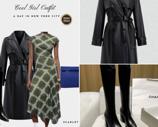 Styled outfits seen on my Instagram cover photo collage
