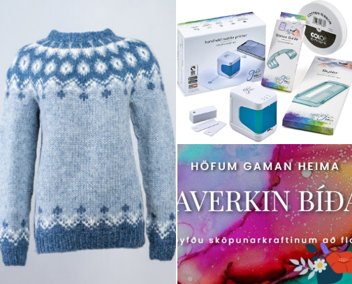 Craft supplies in Reykjavik cover photo collage