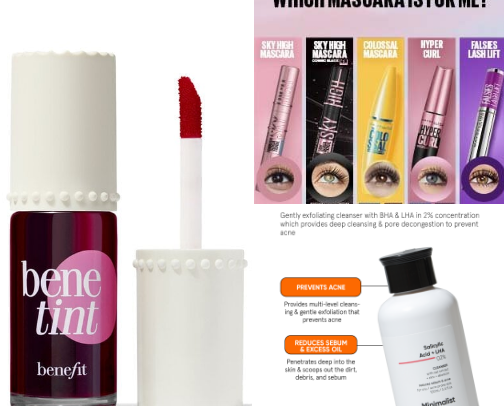 My favorite beauty recs cover photo collage
