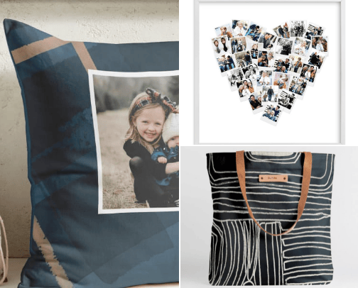 Minted cover photo collage