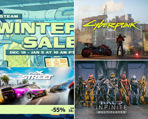 Gaming stuff cover photo collage