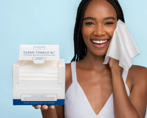 Skincare routine cover photo collage