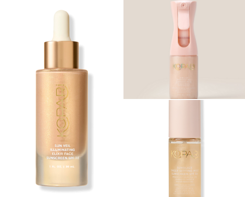 Sunscreen cover photo collage