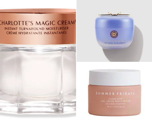 Best glow up moisturizers cover photo collage
