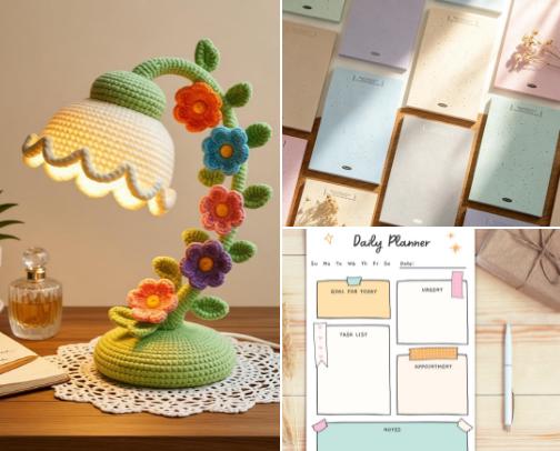 Cozy & Aesthetic Study Desk Finds (Under ₹499) cover photo collage