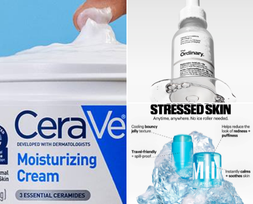 skincare 🌊 cover photo collage