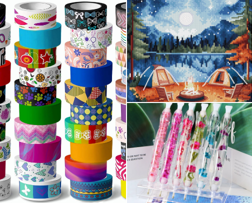 Diamond art paintings cover photo collage