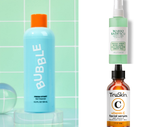 🧴 My Real-Life Skincare Routine (Hydrating, Simple & Mom-Friendly) cover photo collage