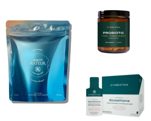 Supplements for overall health and beauty cover photo collage