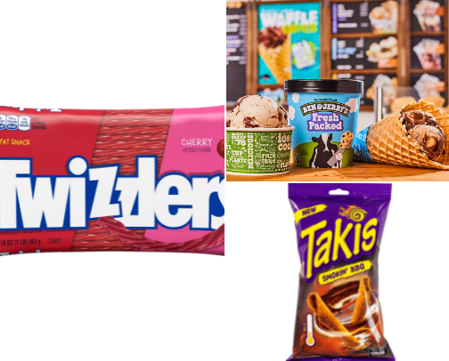Guilty pleasure snack cover photo collage