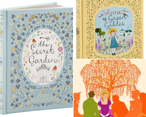 Spring/Cottagecore Reading Recommendations cover photo collage