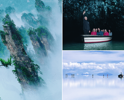 places on earth that feel UNEARTHLY cover photo collage