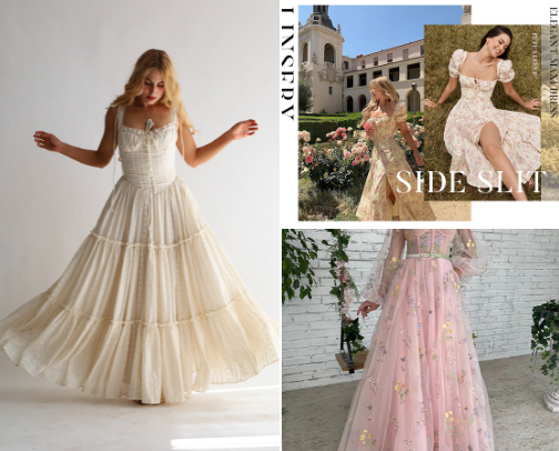 What I Would Wear To Frolic Through A Field In A Romantasy cover photo collage