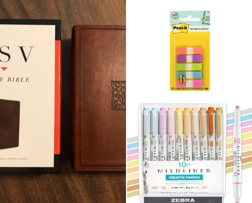 Bible study essentials 🙌📖🤲 cover photo collage