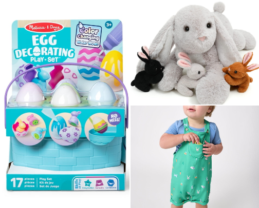 Toddler Easter Basket Ideas (1-3 years) cover photo collage