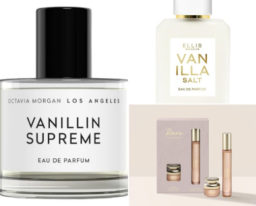 Top 5 vanilla parfumes cover photo collage