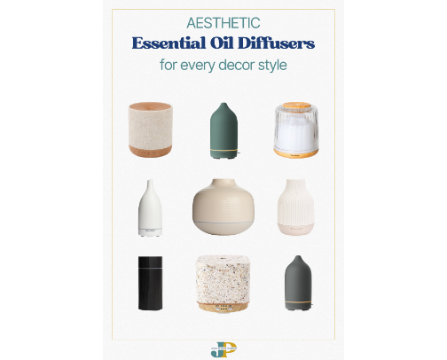 Aesthetic Essential Oil Diffusers cover photo collage