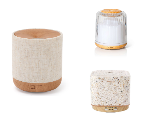 Aesthetic Essential Oil Diffusers cover photo collage