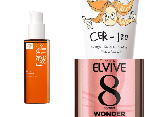 Healthy hair and growth tips and products. cover photo collage