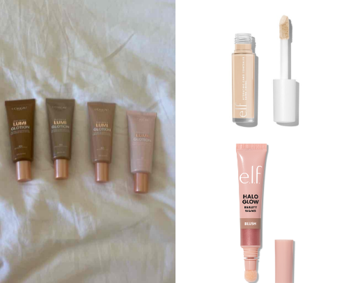 Glowy & Affordable Makeup Routine!!! ☀️ cover photo collage