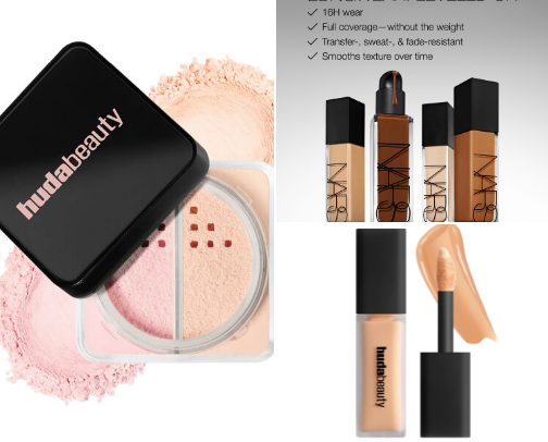 Makeup recommendations that I use as a makeup artist cover photo collage