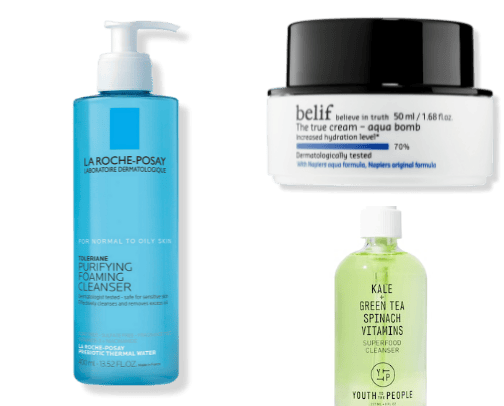 Skincare cover photo collage