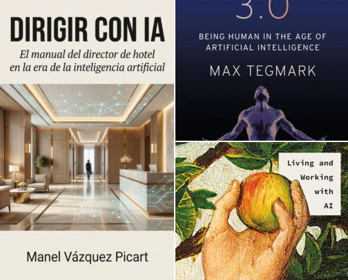 12 Libros y Tools Clave sobre IA y Liderazgo cover photo collage