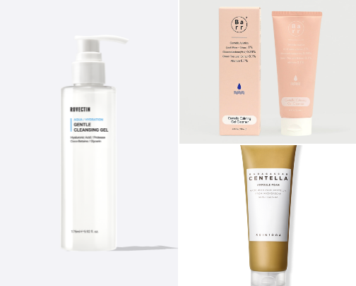 cleanser recommendations for dry skin cover photo collage