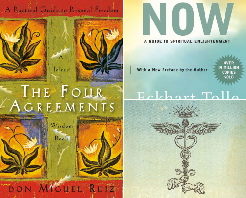 Self-discovery books and audio books that totally change my life! cover photo collage