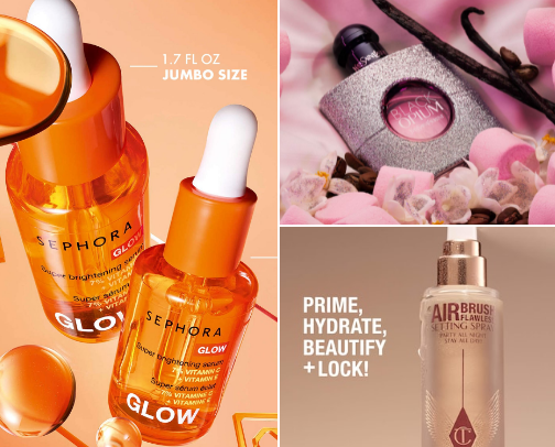 SEPHORA FAVES 💖 cover photo collage