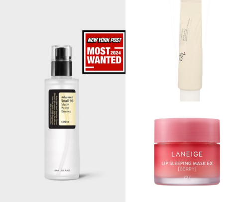 ✅ Korean Skincare Must-Haves  List
1.	COSRX Advanced Snail 96 Mucin Essence 	
2.	Beauty of Joseon Relief Sun: Rice + Probiotics SPF50+ 	
3.	Laneige Lip Sleeping Mask 	
4.	Innisfree Green Tea Seed Serum 	
5.	Etude House SoonJung pH 5.5 Relief Toner 	
6.	Sulwhasoo First Care Activating Serum 	
7.	Dr. Jart+ Cicapair Tiger Grass Color Correcting Treatment 	
8.	COSRX Low pH Good Morning Gel Cleanser 	
9.	Banila Co Clean It Zero Cleansing Balm 	
10.	Missha Time Revolution The First Treatment Essence 	
11.	Klairs Freshly Juiced Vitamin C Serum 12.	Mediheal N.M.F Aquaring Ampoule Mask 	
13.	Some By Mi AHA BHA PHA 30 Days Miracle Toner 	
14.	Neogen Real Ferment Micro Essence 15.	Belif The True Cream Aqua Bomb cover photo collage