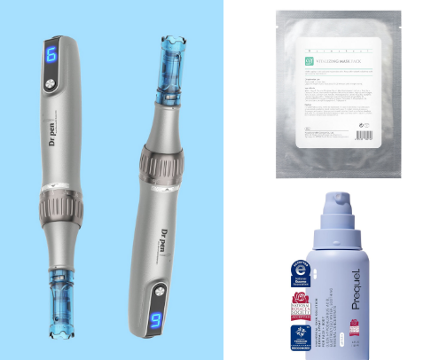 At-Home Microneedling Routine for Smooth, Glowing Skin cover photo collage