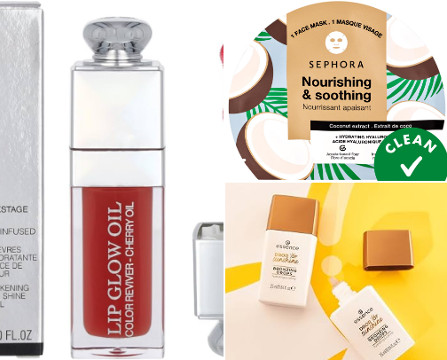 My favorite beauty products cover photo collage