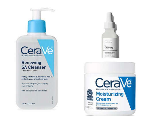 Skin care cover photo collage