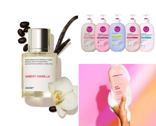 Body care cover photo collage