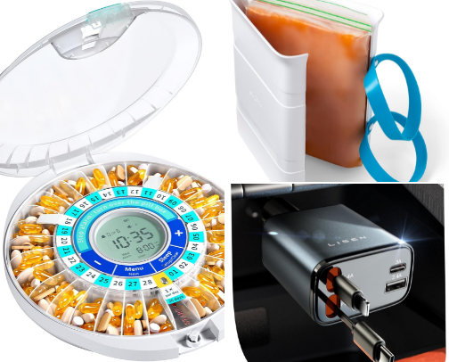 Gadgets and gizmos to make life easier cover photo collage