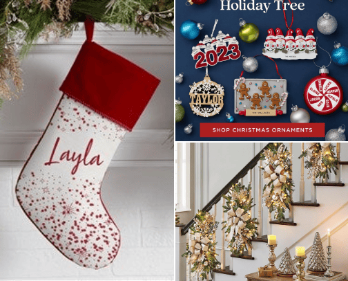 christmas decor cover photo collage