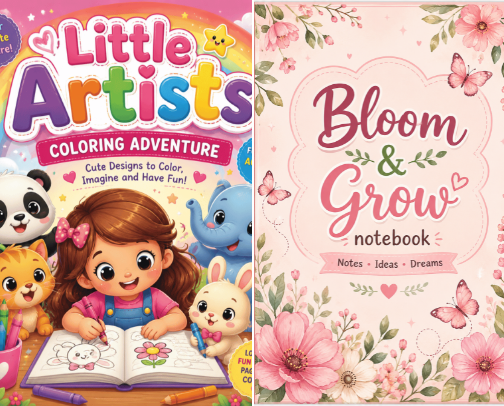 Kids books cover photo collage