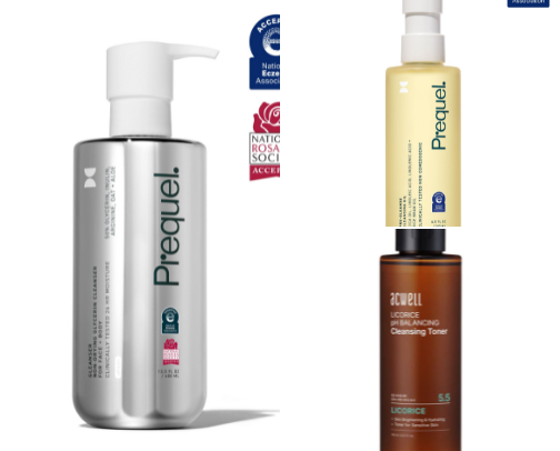 My morning skincare routine for dry skin cover photo collage