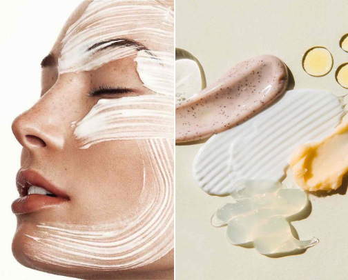 skin care cover photo collage