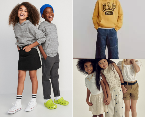 Boys and Girls Clothing on a budget! cover photo collage