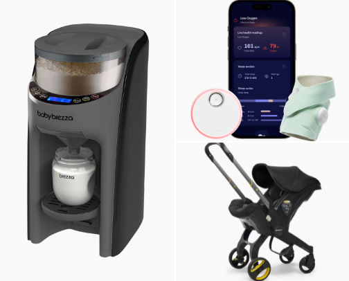 Baby’s can’t-live-without items cover photo collage