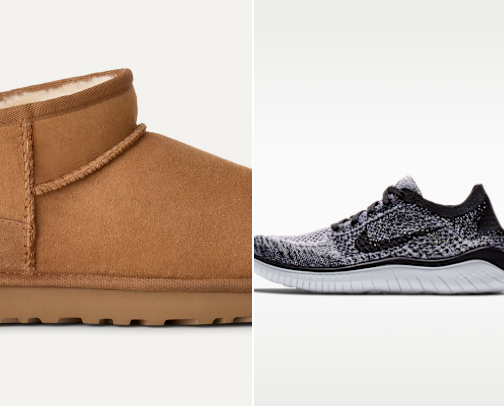 Footwear cover photo collage