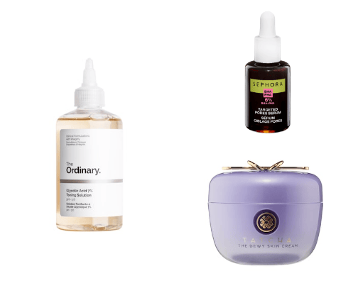 Skincare Products - secret to archiving clear, radiant and glowy-skin. cover photo collage