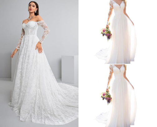 Dreamy Wedding Dresses for Brides cover photo collage